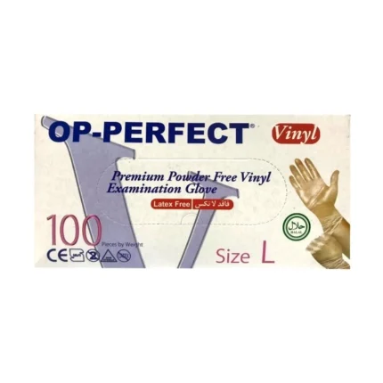 دستکش ونیل- سایز لارج بسته 100عددی