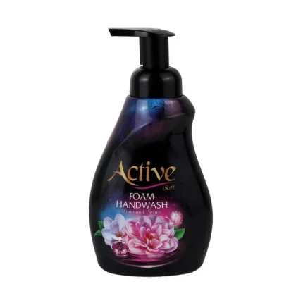 مایع دستشویی فوم دیاموند اکتیو- مشکی 500گرمی