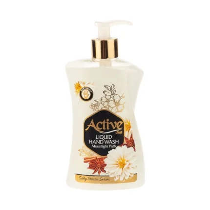 مایع دستشویی اکتیو-سفید سری رویای ابریشمی 450گرمی