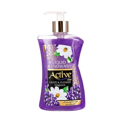 مایع دستشویی صدفی اکتیو- بنفش سری رویای ابریشمی 450گرمی
