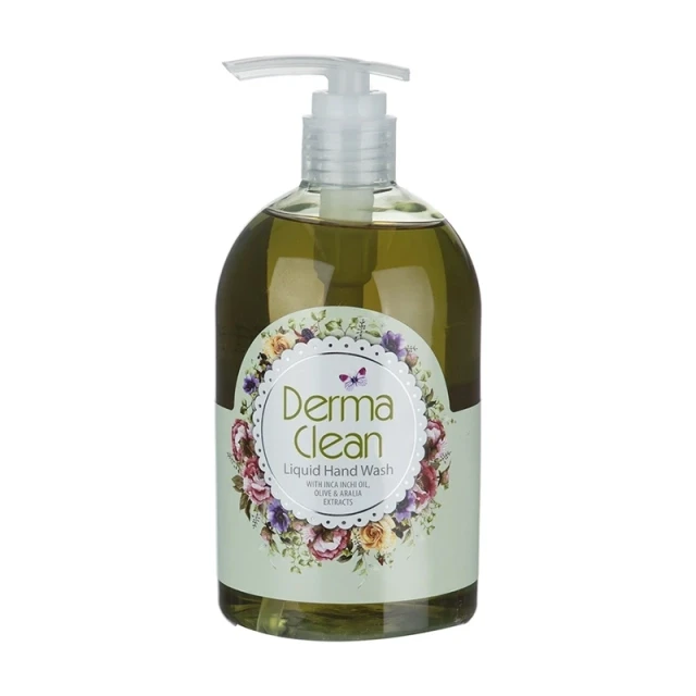 6260374027681 مایع دستشویی درماکلین- شفاف زیتون 500میل - تصویر 1