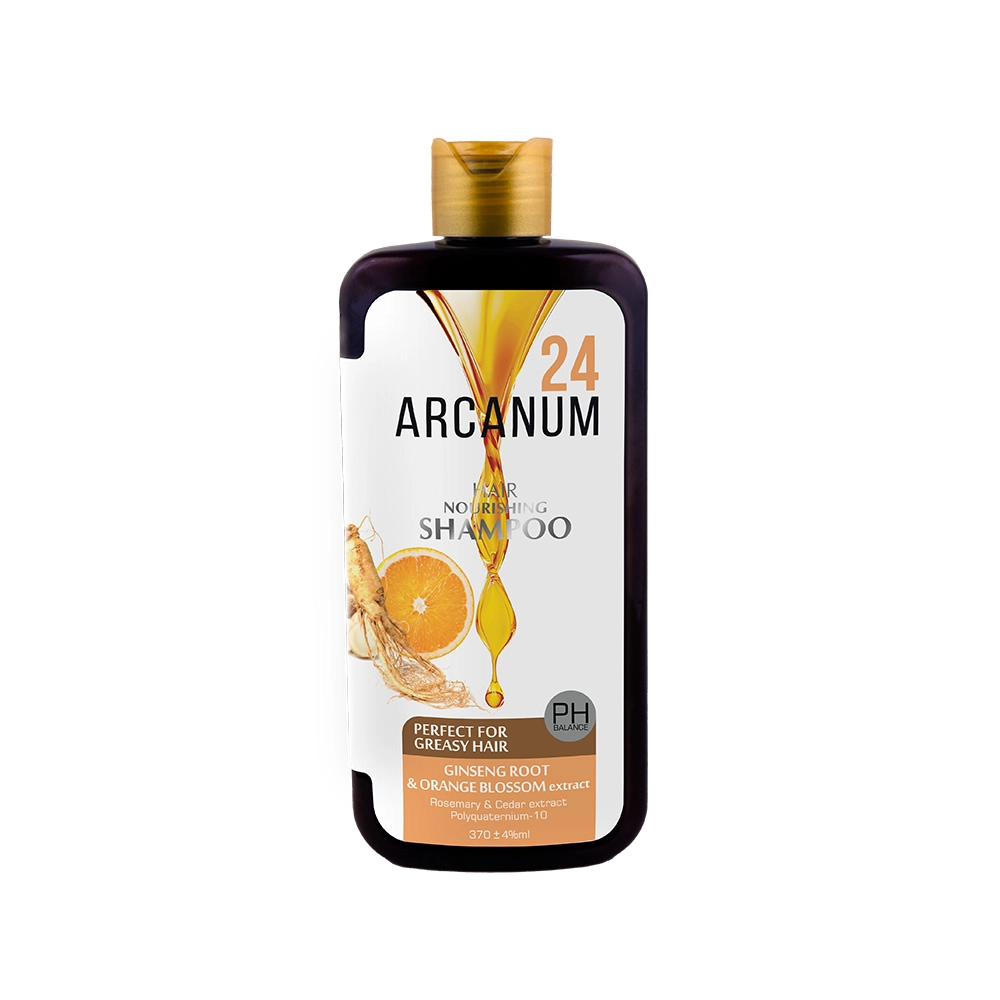 6264707021667 شامپو آرکانوم- جنسینگ پلاس-جنسینگ ونارنج- فری سولفات 370میل - تصویر 1