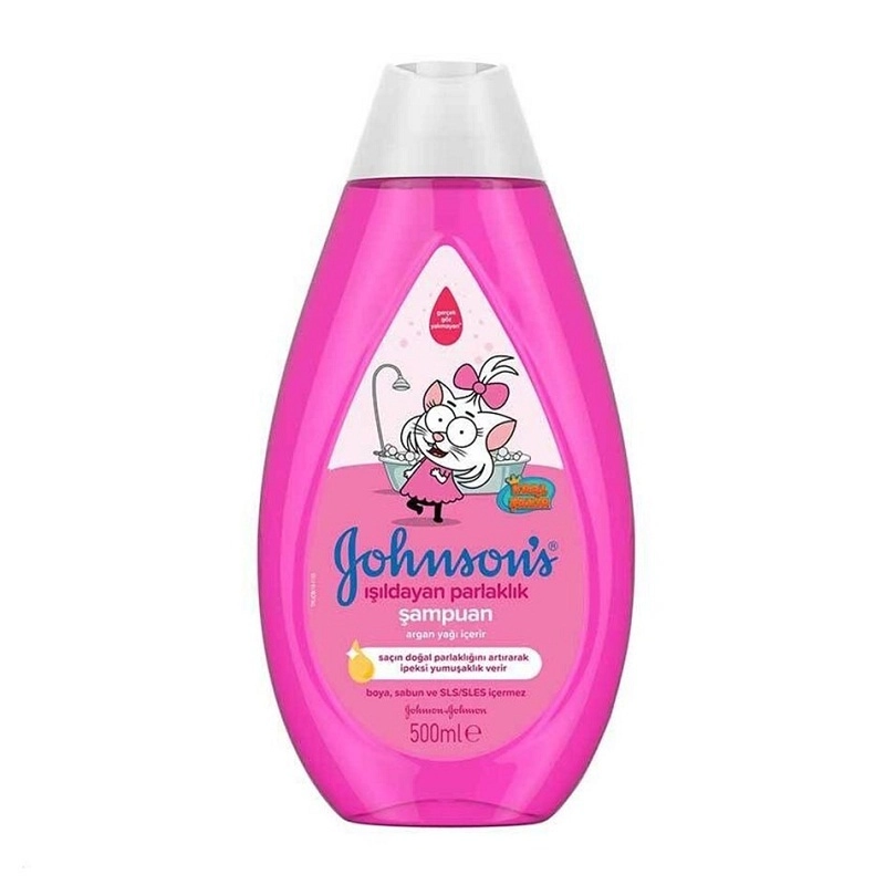 3574661582306 شامپو بچه جانسون-صورتی 500میل - تصویر 1