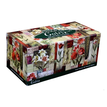 دستمال کاغذی گلریز- زنبق وشقایق- 100برگ سه لا(300برگ)