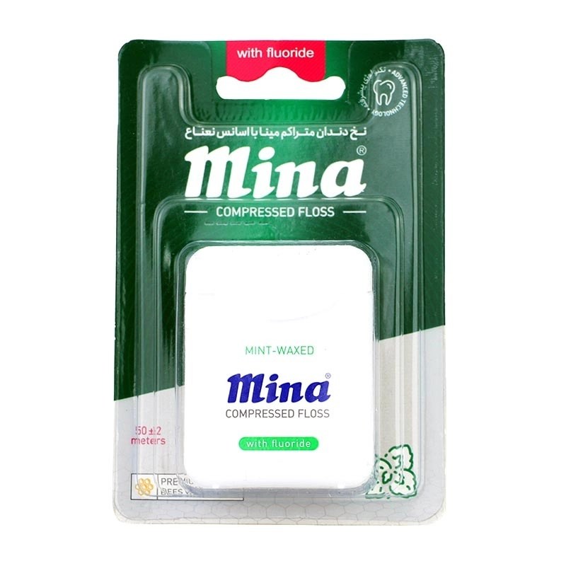 6260138200015 زرین- نخ دندان مینا- نعنا - تصویر 1