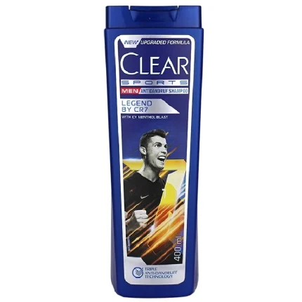 شامپو کلیر- آقایان ضد شوره خنک کننده-قهرمانان 400میل