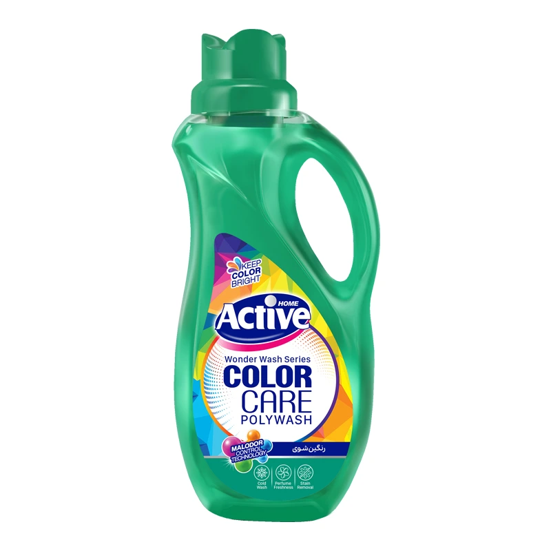 6262825811320 مایع لباسشویی رنگین شوی اکتیو- 1500گرمی 9عددی - تصویر 1