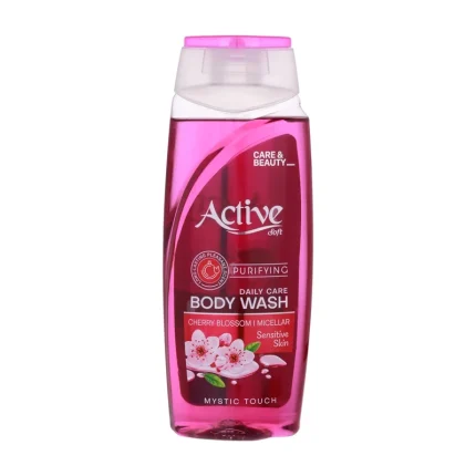 شامپوبدن اکتیو- پوست حساس- حاوی عصاره شکوفه گیلاس