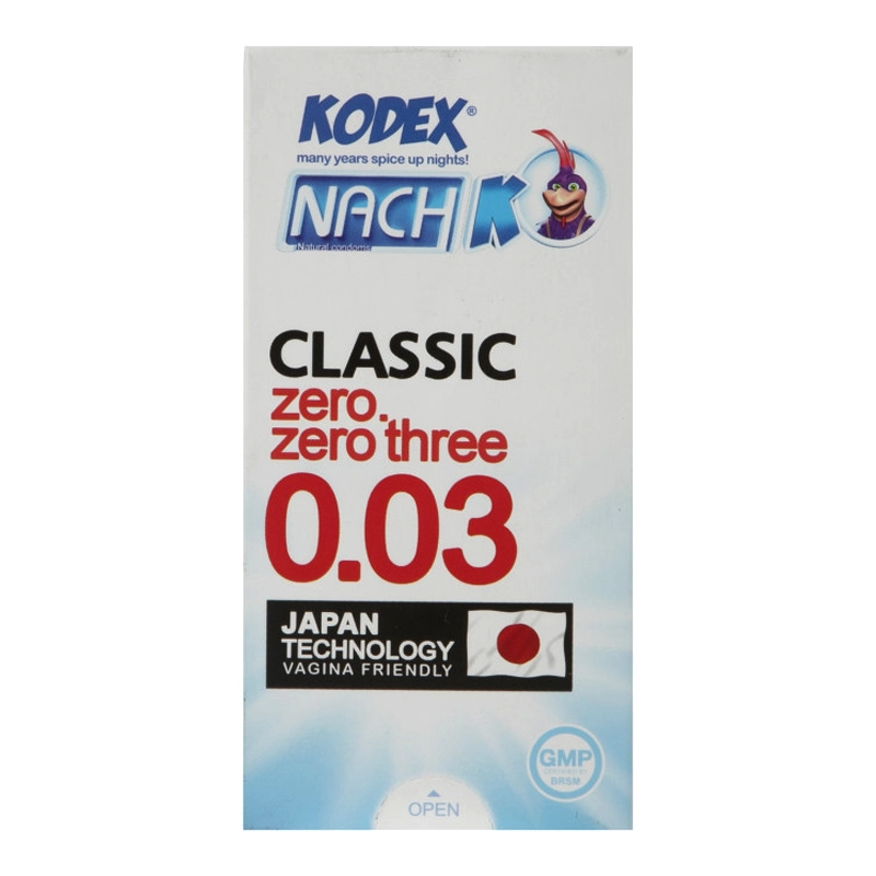 6263331112406 کاندوم کدکس- کلاسیک 30میکرن 10عددی - تصویر 1