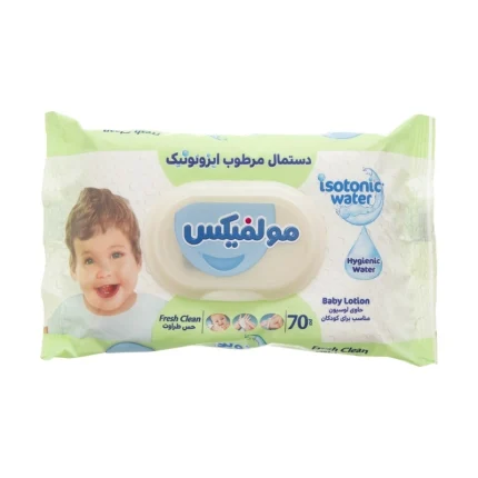 دستمال مرطوب ایزوتونیک مولفیکس- حس طراوت- 70عددی