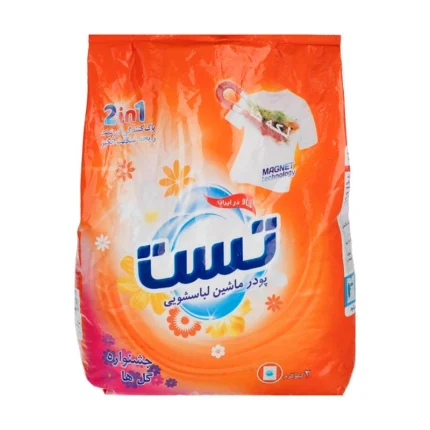 پودر ماشین لباسشویی تست- جشنواره گل 2کیلوگرم
