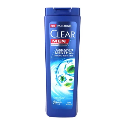 شامپو کلیر مردانه-اورجینال نعنایی (کول اسپرت منتول) 350میل