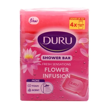 صابون دورو اورجینال- گل (صورتی) 600گرم 4عددی