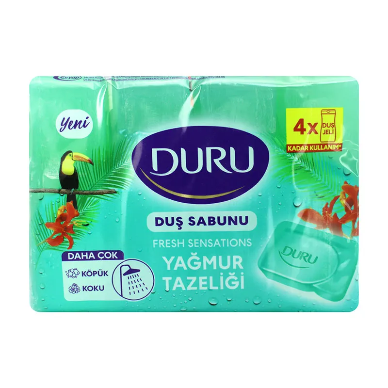 8690506536442 صابون دورو اورجینال- جنگل (سبز)600گرم 4عددی - تصویر 1