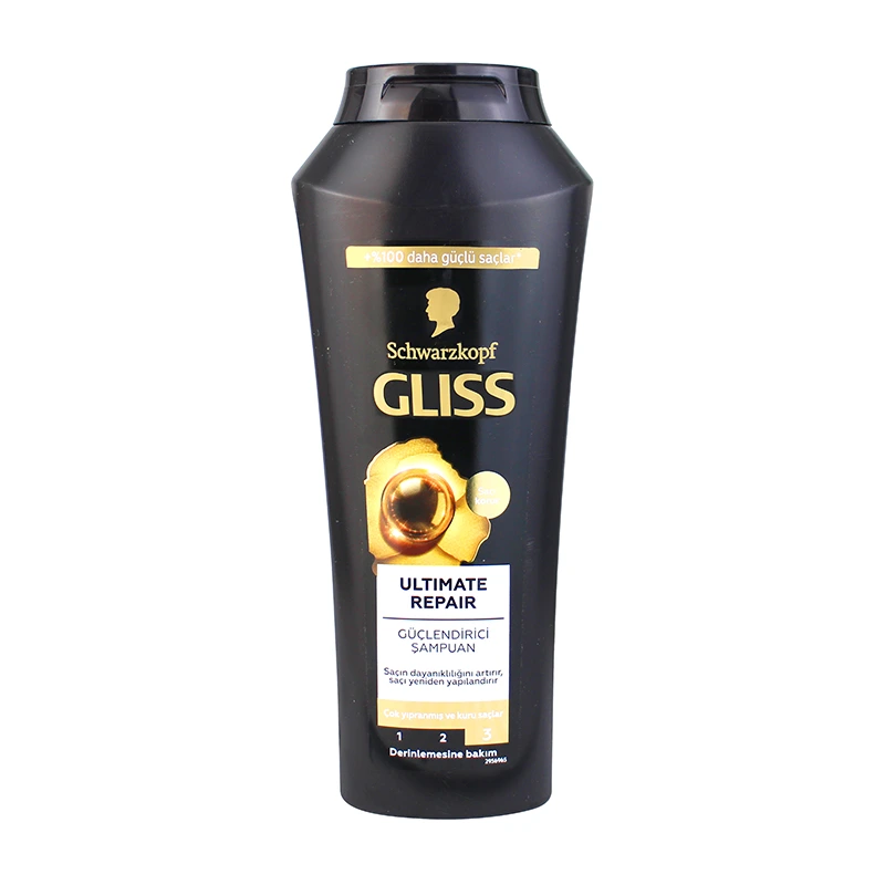 8690572813478 شامپوگلیس-اورجینال-مشکی ترمیم کننده 500میل - تصویر 1